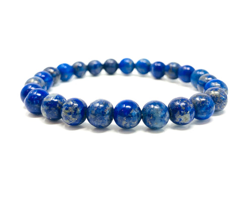 Lapis Lazuli Beaded Crystal Bracelet